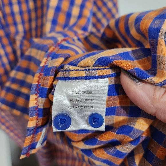 Mens EQ casual/dress shirt. Size medium - Picture 4 of 6